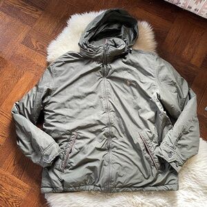 Ralph Lauren Olive Green insulated Jacket Windbreaker Weatherproof midweight